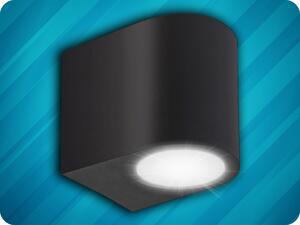 Spectrum LED Nástenné LED svietidlo 1xGU10, IP54, čierne [SLIP007005]