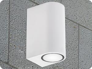 Spectrum LED Nástenné LED svietidlo 2xGU10, IP54, biele [SLIP007010]