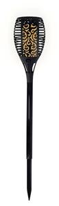 Forever Light Solárne LED zapichovacie svietidlo plameň 2,4W, 51,5cm, 1xAAA NI-MH 300mAh, 12LED, IP65, 3000K [RTV100010]