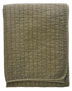 Prešívaný prehoz Khaki / Dark green 130 × 180 cm