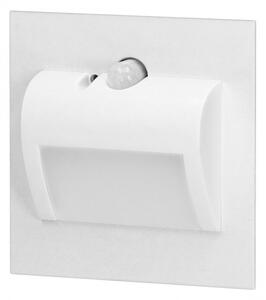 ORNO Schodiskové LED svietidlo s PIR a súmrakovým senzorom 1,5W, 30lm, 12V, biele, 4000K [AD-OS-6164LR4/W] Farba svetla: Denná biela