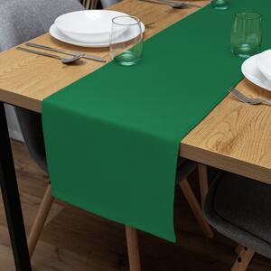 Biante Dekoračný behúň na stôl Rongo RG-056 Zelený 20x120 cm