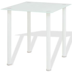 3-dielna jedálenská sada, stôl a stoličky, biela