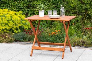 SKLADACÍ ZÁHRADNÝ STÔL, drevo, 90/72/60 cm Gardenson - Online Only záhrada, Online Only