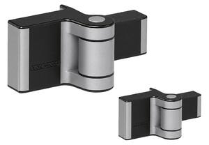 LOCINOX ® Záves pre krídlové bránky do 60 kg/1 m, do 180°, Silver