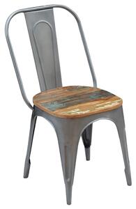 Jedálenské stoličky 6 ks, recyklovaný masív