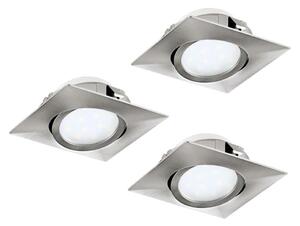 Eglo 78758 - SADA 3x LED Podhľadové svietidlo PINEDA LED/6W/230V