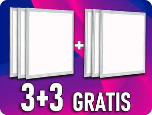 V-TAC LED panel s napájacím zdrojom, 29W, 3960lm, 60x60cm, 3+3 zadarmo! Farba svetla: Denná biela