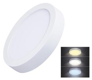 Solight prisadený LED panel 18W, 1530lm, okrúhly, 22,5cm, CCT [WD172]