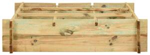 Vyvýšený záhon 90x90x20 cm, impregnované drevo