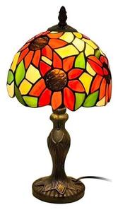 Brilagi - Tiffany vitrážová stolná lampa SUNFLOWER 1xE27/60W/230V