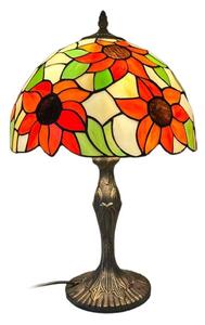 Brilagi - Tiffany vitrážová stolná lampa SUNFLOWER 1xE27/60W/230V