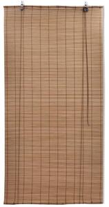 Hnedá roleta z prírodného bambusu 120 x 220 cm