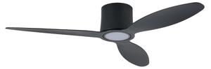 ZEVENTI - LED Stropný ventilátor VENTORA LED/24W/230V Wi-Fi Tuya čierna + DO