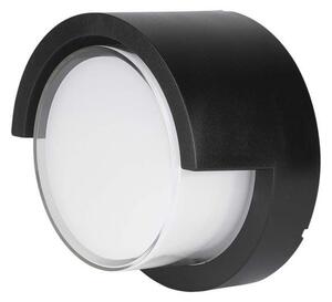 V-TAC LED nástenné svietidlo 12W 1155LM čierne IP65 Farba svetla: Teplá biela