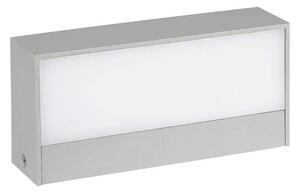 V-TAC LED nástenné svietidlo 9W 850LM UP&DOWN šedé IP65 Farba svetla: Teplá biela
