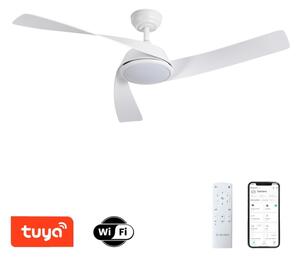 ZEVENTI - LED stropný ventilátor AERYS LED/24W/230V Wi-Fi Tuya biela + diaľkové ovládanie