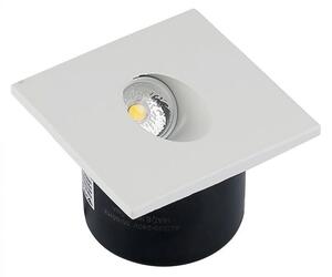 V-TAC LED zapustené schodiskové svietidlo 3W 270LM hranaté IP20 Farba svetla: Denná biela
