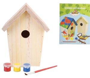 Esschert Design DIY hniezdiaci box s farbou 14.8x11.7x20 cm KG145