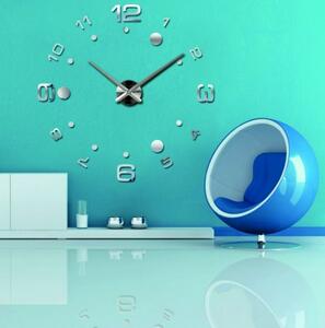 Veľké 3D nástenné hodiny z plastu DEREK I SENTOP 12S013