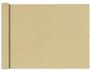 Balkónová markíza z oxfordskej látky, 90x600 cm, béžová