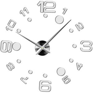 Veľké 3D nástenné hodiny z plastu DEREK I SENTOP 12S013