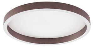 Stropné Lampa Lucande, Rotundo, stmievateľné, Hnedá / Hrdzavá, Obývacia izba, Plast, Moderný