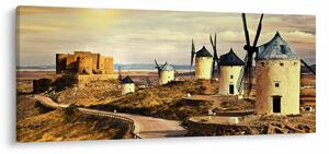 Obraz - Veterné mlyny (120x50 cm)