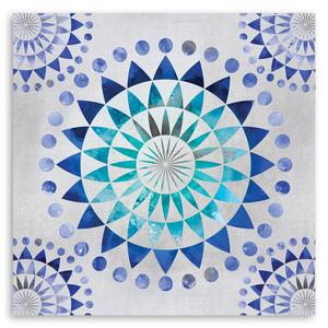 Obraz na plátne Modrá mandala - Andrea Haase Rozmery: 30 x 30 cm