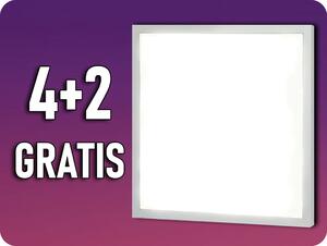 V-TAC LED prisadený panel s napájacím zdrojom 36W, 3960lm, 595x595mm, 2v1, 4+2 zadarmo! Farba svetla: Denná biela