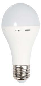 V-TAC E27 LED žiarovka s núdzovou batériou 9W (výdrž 3,5-4,5hod), 720lm, A70, 4000K Farba svetla: Denná biela