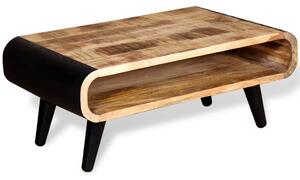 Konferenčný stolík zo surového mangového dreva, 90x55x39 cm