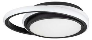 V-TAC Dizajnové LED svietidlo 24W 2560LM čierne IP20 4000K