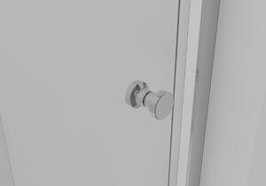 CERANO - Sprchové posuvné dvere Varone L/P - chróm, transparentné sklo - 100x195 cm