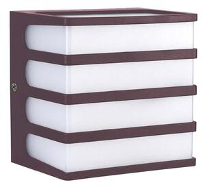 V-TAC LED nástenné svietidlo 8W, IP65, hnedé Farba svetla: Teplá biela