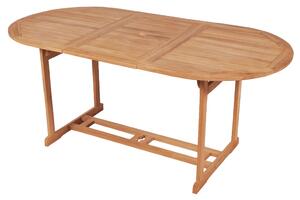 Záhradný stôl 180x90x75 cm, tíkový masív
