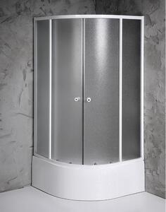 ARLEN sprchový kút kvadrant 800x800mm, sklenená tehla