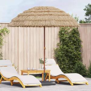 Maison Exclusive – Slnečník na pláž, 205 x 205 x 210 cm, polyester a oceľ, prírodná farba