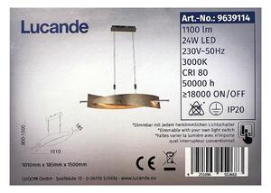 Lucande Lucande - LED Stmievateľný luster na lanku MARIJA LED/24W/230V LW0806 + záruka 3 roky zadarmo