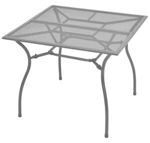 Záhradný stôl 90x90x72 cm, oceľová sieťovina