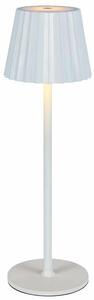 V-TAC LED nabíjateľná stolná lampička 1,5W, 150lm, stmievateľná, IP20, biela, CCT