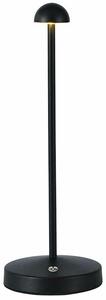 V-TAC LED nabíjateľná stolná lampička 1,6W, 130lm, stmievateľná, IP20, čierna, CCT