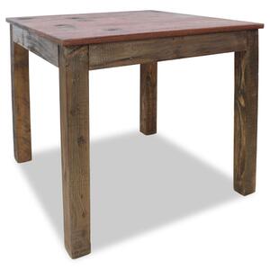 Jedálenský stôl z masívneho recyklovaného dreva, 82x80x76 cm