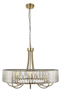 Endon 119611 - Luster na reťazi VISCONTI 8xE14/6W/230V mosadz