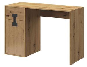 Písací stôl Tikrote 120 TE10, Farby: dub artisan / sivý lesk Mirjan24 5903211173752