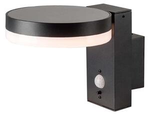 V-TAC LED solárne nástenné svietidlo so senzorom 5,5W, 220lm, 2000mAh, 3000K, IP54