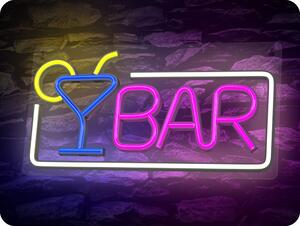 Forever light Neon LED dekorácia BAR, viacfarebná, stmievateľná, USB [RTV100452]