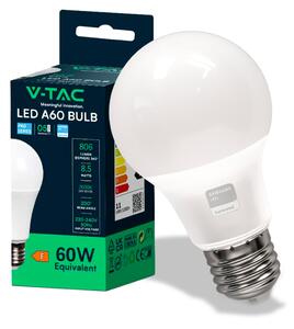 V-TAC E27 LED žiarovka 8,5W, 806lm, SAMSUNG chip, A60 Farba svetla: Denná biela