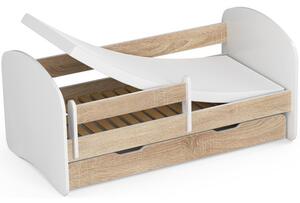Detská posteľ SMILE 160x80 cm - dub sonoma