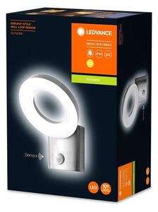 Ledvance - LED Vonkajšie nástenné svietidlo so senzorom LOOP 1xLED/12W/230V IP44